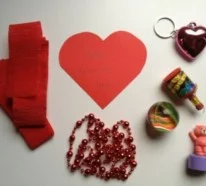 Valentinstag Überraschung- schönes Herz aus Papier