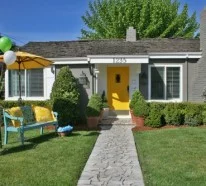 10 inspirierende Ideen für ein gelbes Haustür Design