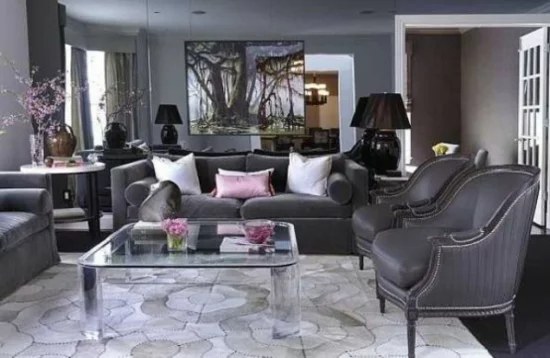 interior design home ideen femenin wohnzimmer elegant stilvoll