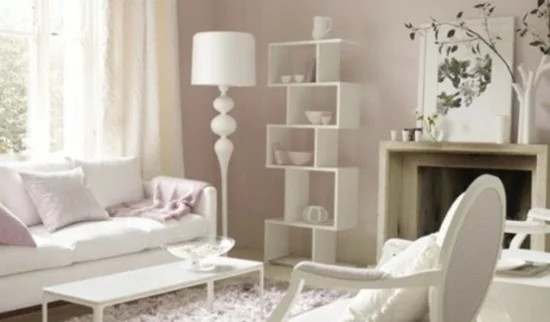 interior design home ideen femenin wohnzimmer weiß