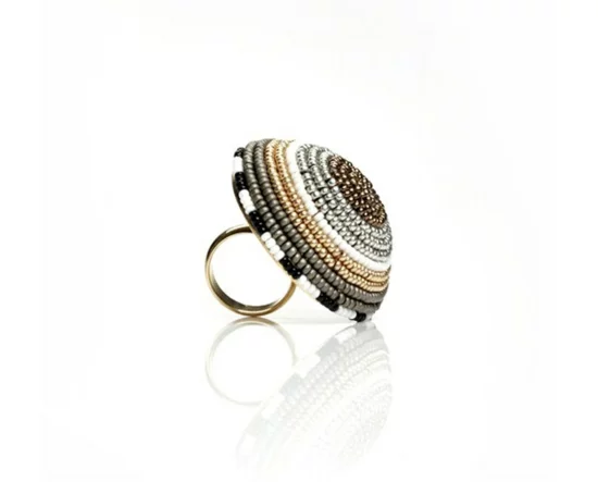 kreative luxus ringe designer originell dunkel perlen