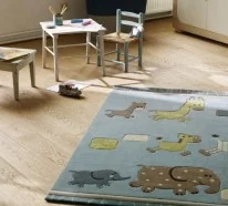 Schöner Designer Teppich im Kinderzimmer von Esprit
