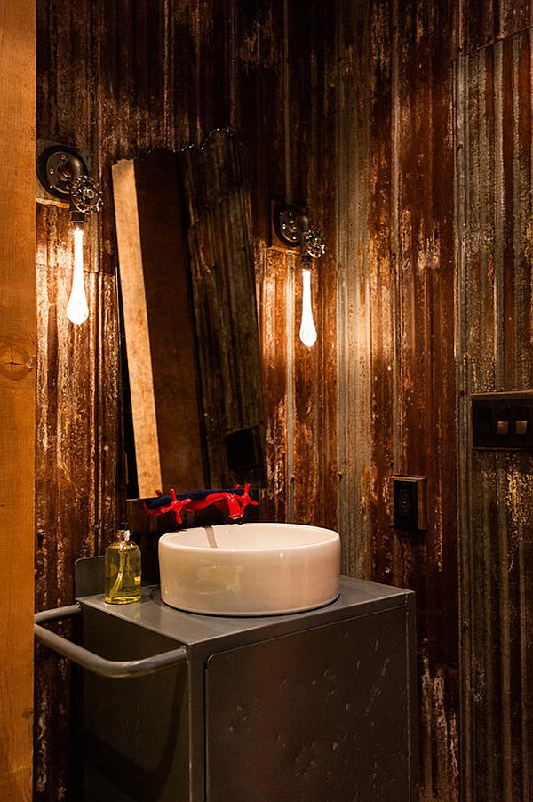 Steampunk interieur design ideen extravagant waschbecken rund bad