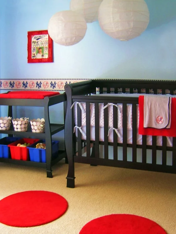 Teppiche und Teppichläufer babyzimmer amerikanisch rot lustig