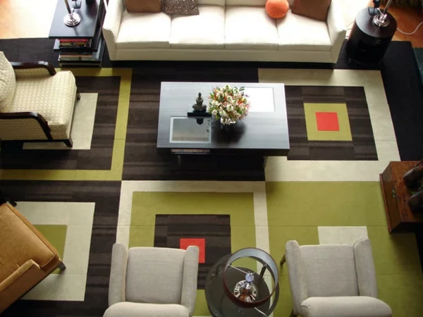 Teppiche und Teppichläufer wohnzimmer kreativ 