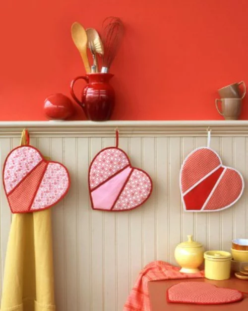 frische DIY Ideen zum Valentinstag küchen dekoration