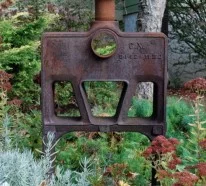 Gartendeko aus Metall und Rost – Verleihen Sie dem Garten einen industriellen Charakter