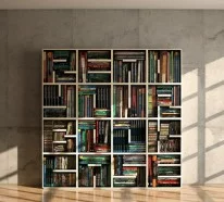 Stilvolle Bücherregalsysteme machen Ihr Haus gemütlich