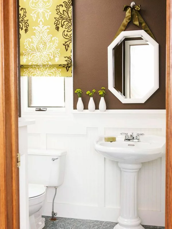 Wandfarben Brauntöne wandfarben ideen badezimmer