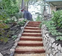 50 Ideen für Gartentreppe selber bauen – leichter Zugang und schönes Aussehen