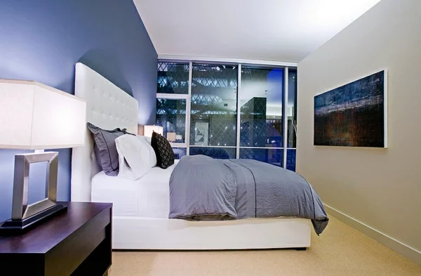 schlafzimmer innendesign modern leuchten 