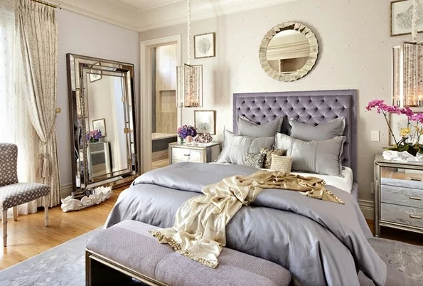 Schlafzimmermöbel und Nachttische spiegel antik design massiv