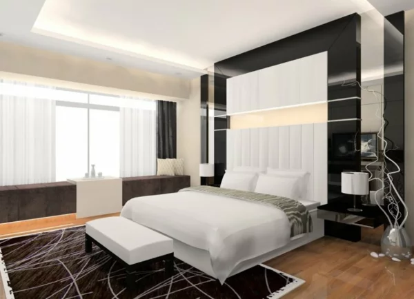 schlafzimmer einrichten deko Schlafzimmergestaltung und Wandfarben 