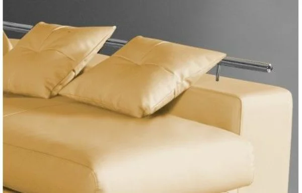 möbel ledermöbel scheselong sofa gelb