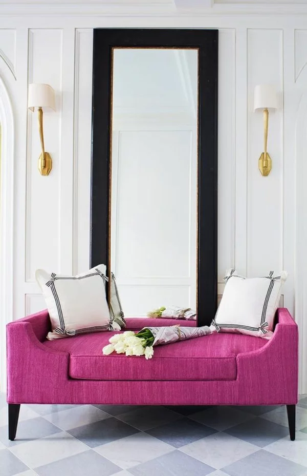 möbel scheselong sofa modern lila