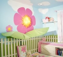 Wandbemalung Kinderzimmer – tolle Interieur ideen