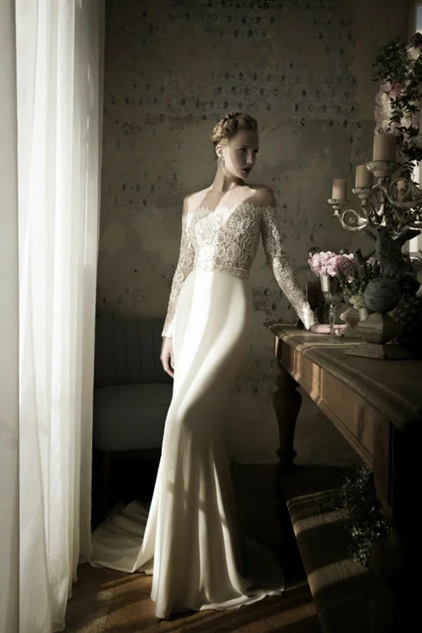 Brautkleider 2014 Brautmode hochzeit silk