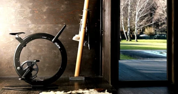 Fitness Fahrrad Heimtrainer umgebung natur design