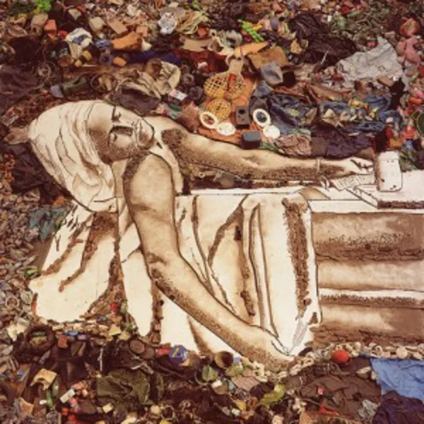 Kunstwerke aus Müll und Abfall fotos wohltätigkeit 