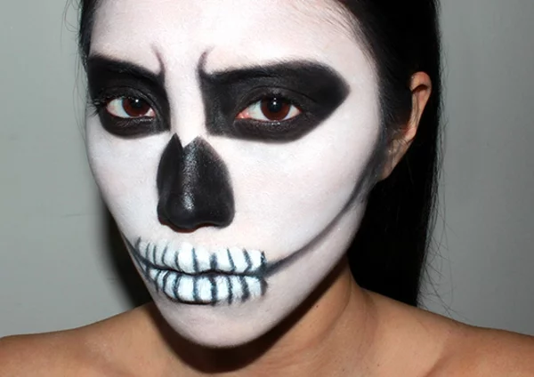 halloween schminke zombie ideen gruselige schminktips