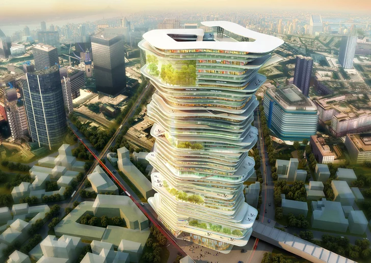 wolkenkratzer projekt architektur der zukunft moderne gebäude london