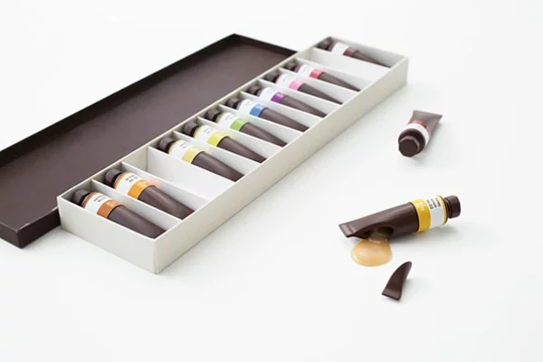 Schokoladen Formen kunstvoll ideen design farben