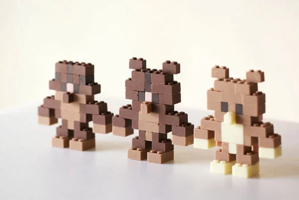 Schokoladen Formen kunstvoll ideen design virtuell bären 