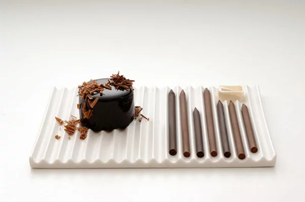 Schokoladen schön Formen kunstvoll ideen design