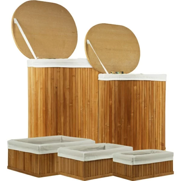 bambus badmöbel asiatischer stil aufbewahrungskisten