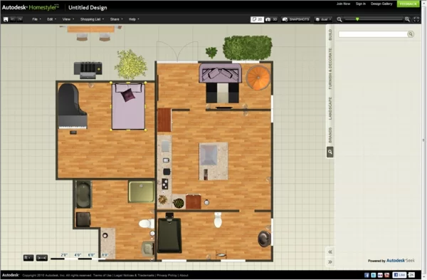 3d raumplaner Autodesk Homestyler wohnzimmerplaner einrichtungsplaner