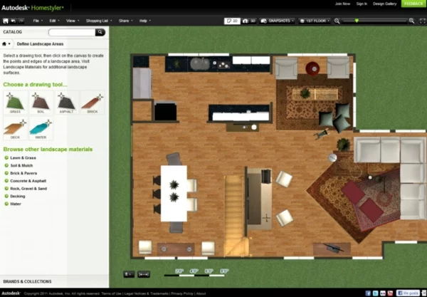 3d raumplaner Autodesk Homestyler wohnzimmerplaner kostenlos