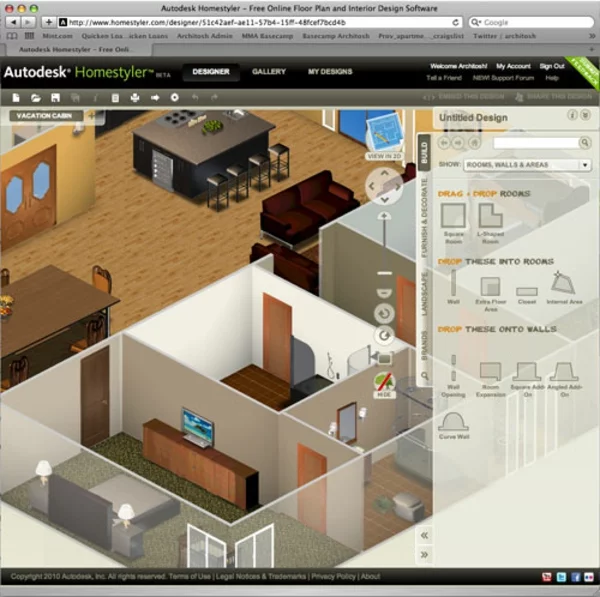 3d raumplaner online Autodesk Homestyler wohnungsplaner