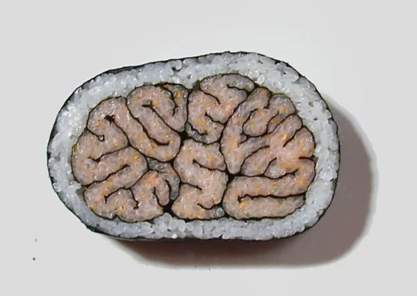 Gerissene design Sushi Arten gehirn