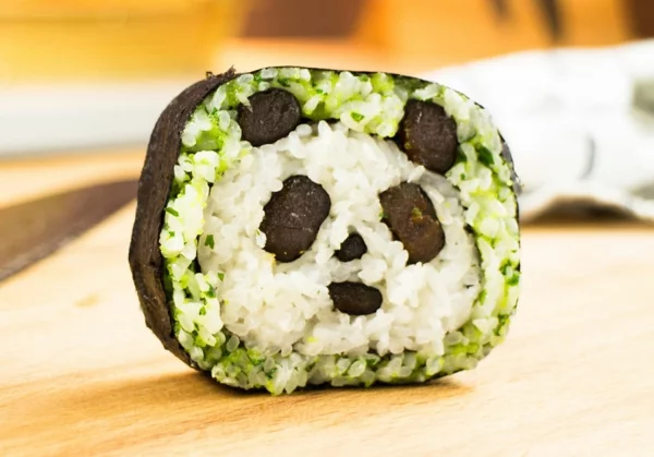 Sushi Gerissene Arten panda kopf