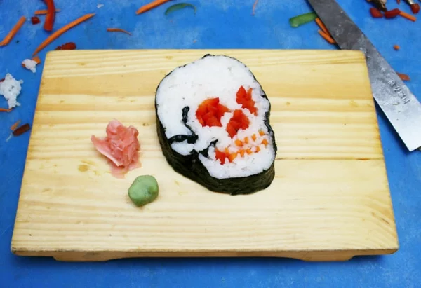 Gerissene Sushi sushi selbst machen Arten schädel