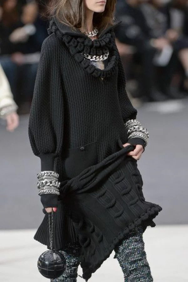 strickkleider damen festliche kleider Chanel Fall Winter 2013