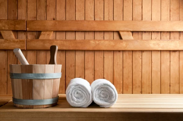 wellness wochenende sauna badetücher