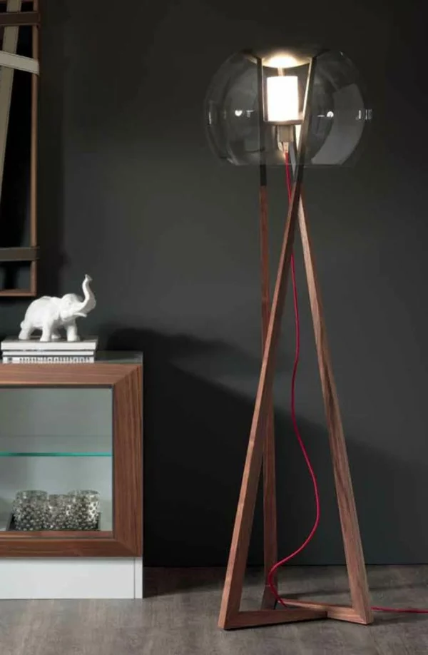 lampenschirme glas Andrea Lucatello stehlampe design