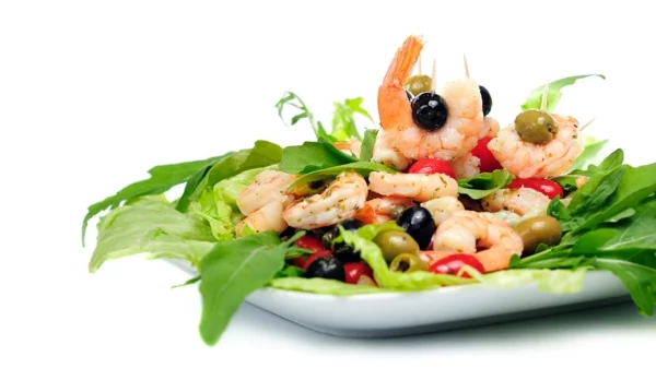 horoskop stier gesunde ernährung salad mit meeresfrüchte