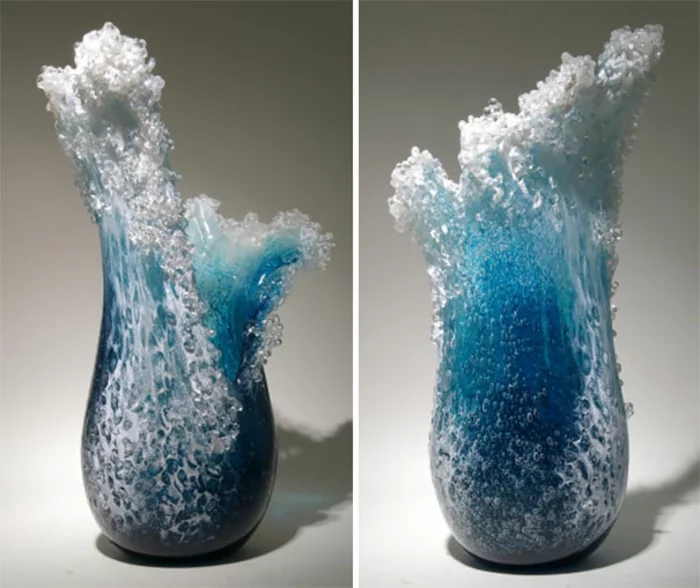 maritime Deko Vasen glas kunst design meer inspiration