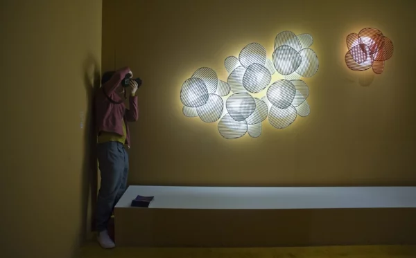 nuage wohnzimmerlampe 3d leuchten design Philippe Nigro