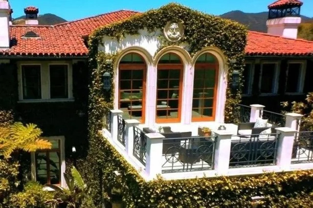 wo wohnt Heidi Klum Villa kletterpflanzen grüne ideen