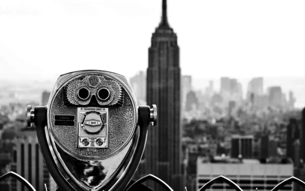 schwarz weiß fotografie new york panorama retro