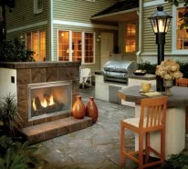 Gartenkamin oder offene Feuerstelle – 30 Ideen, wie Sie stilvolle Gemütlichkeit im Garten schaffen!