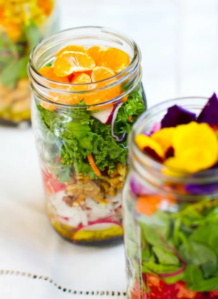 salate zum abnehmen salatrezepte produkte im glas