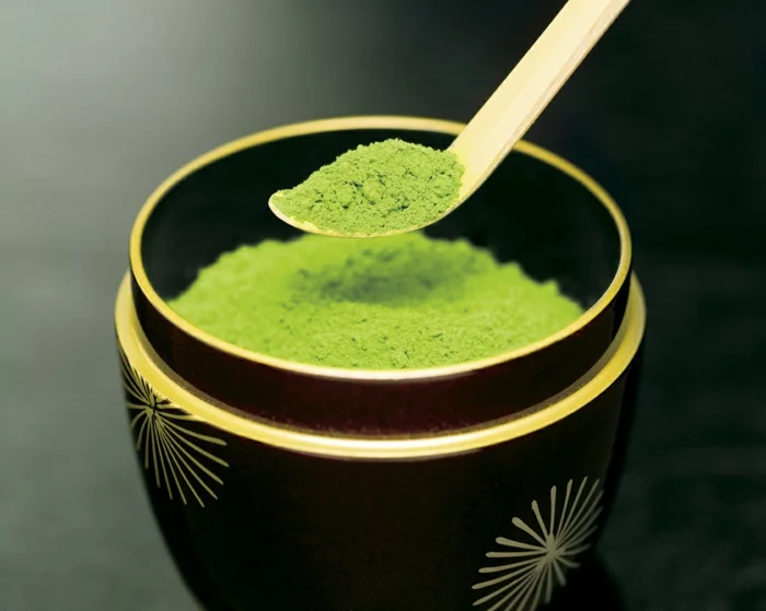 grüner tee grünes pulver japanisch
