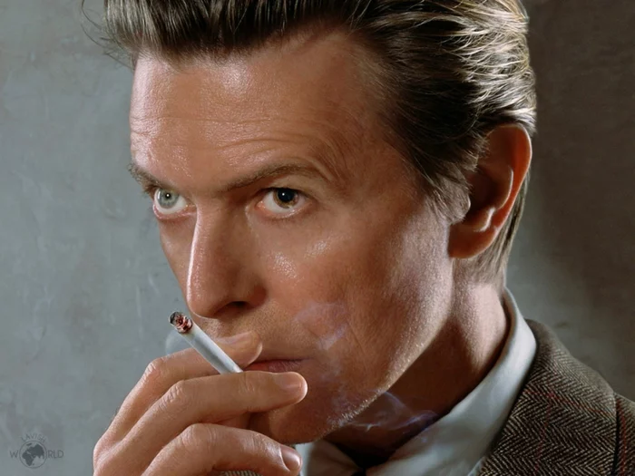 David Bowie Augen zwei augen zigarette