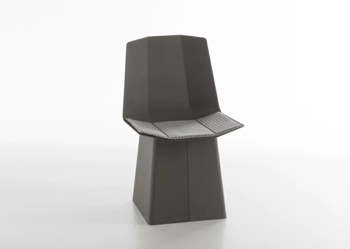 designermöbel origami stuhl linito grau designer yu ito