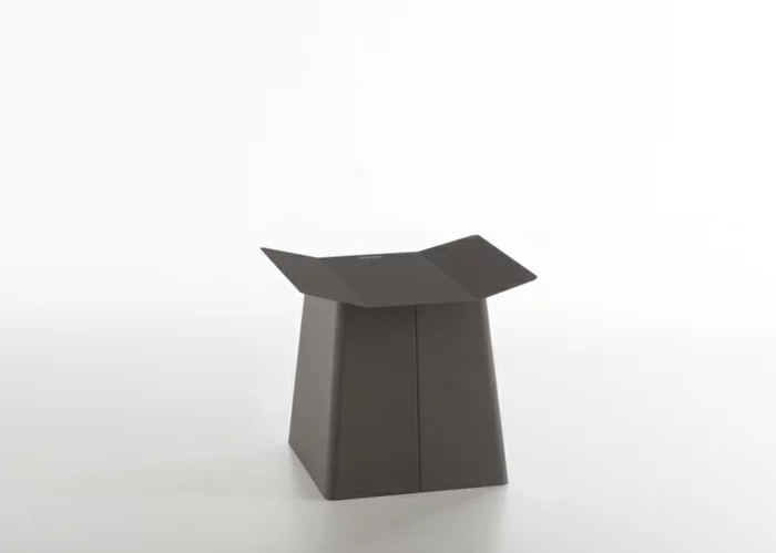 designermöbel origami stuhl linito grau hocker designer yu ito