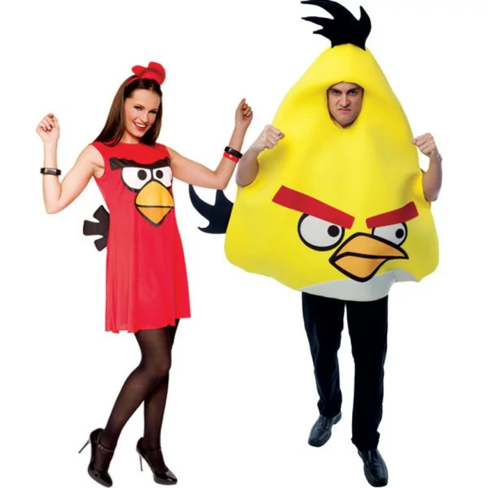 Halloween Kostüme selber machen angry birds
